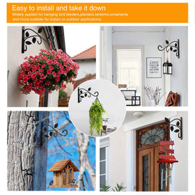 JUNBEI indoor/outdoor bracket complements garden decor with vintage style.