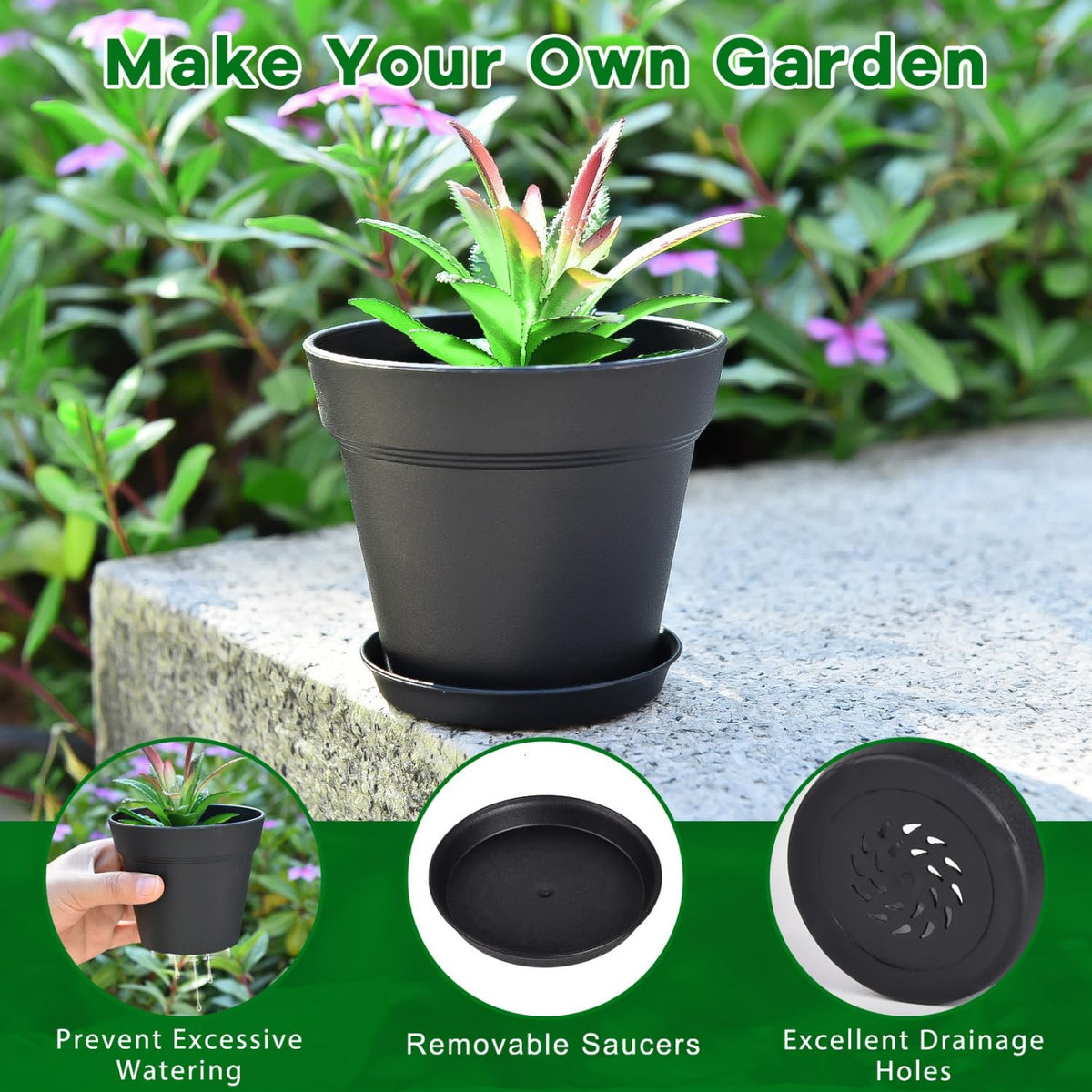 June Fox pots withstand outdoor weather, supporting long-term use and reuse