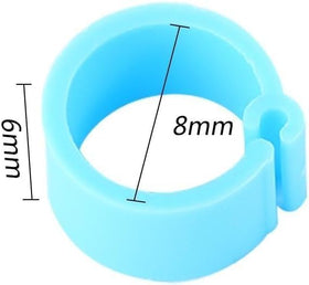Junfamilee clip-on bird ID rings allow tool-free tagging