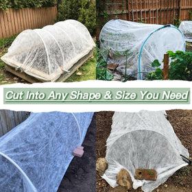 JUNFLYING full bed cover cut to fit tomatoes and strawberries