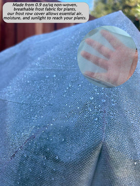 JUNFLYING garden frost blanket over plants protects against cold