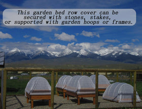 JUNFLYING reusable winter cover extending the growing season