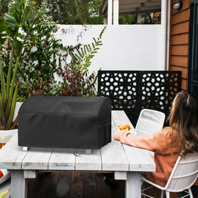 Designed for LifeMaster 2-Burner grills and similar-sized portable models.