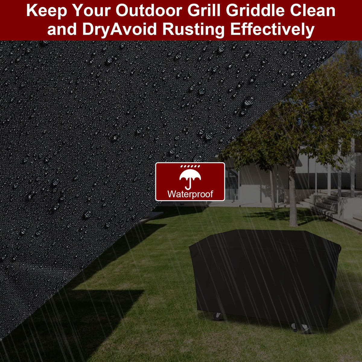 Jungda all-season protection guards grill against UV rays and fading