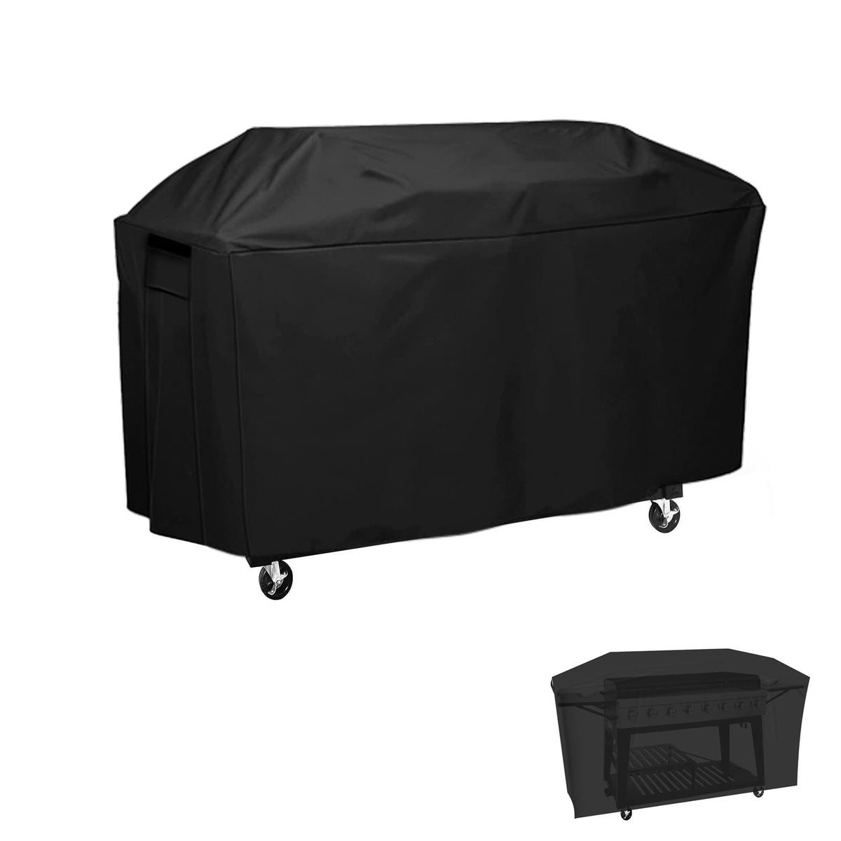 Jungda grill cover fitting Royal Gourmet GB8001B securely to protect during cooking and storage