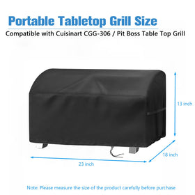 Jungda heavy-duty 600D Oxford grill cover withstands outdoor wear.
