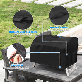 Heavy-duty 600D Oxford fabric ensures durability and tear resistance for frequent outdoor use.