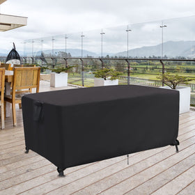 Jungda all-season protection shields furniture from rain, sun, dust, and snow.