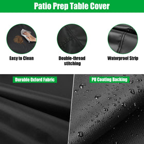 Jungda Oxford fabric cover resists tears, shielding surfaces from sun and dust.