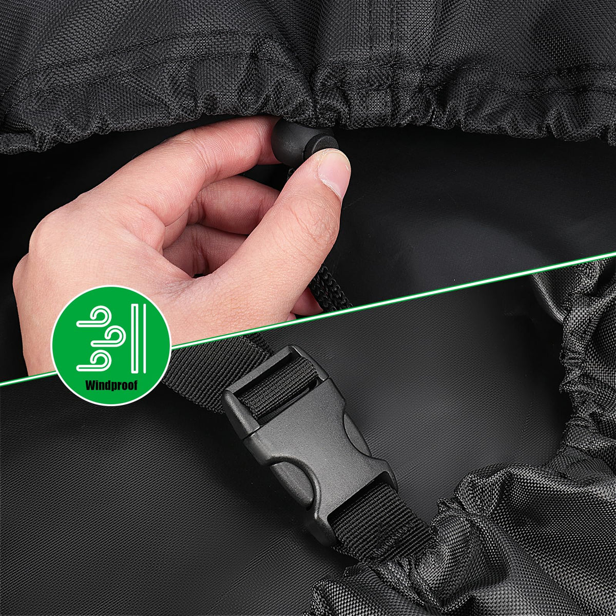 Jungda cover features a vent and handle for easy removal and airflow.