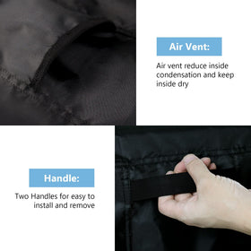 Jungda cover highlights reinforced double-stitched seams for durability