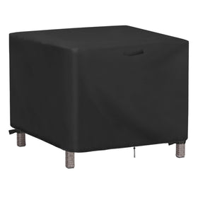 Jungda patio square coffee table cover protects a 20x20 inch table from rain and dust