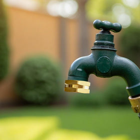 JUNHOME solid brass end cap; resistant to corrosion and daily wear.