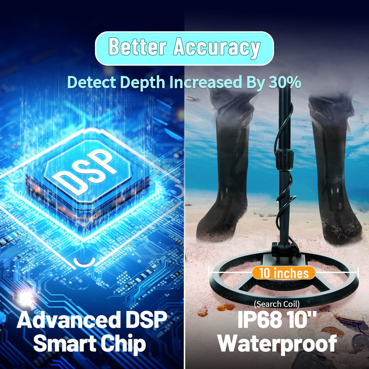 JuniHo adjustable shaft image demonstrates comfortable height adjustment