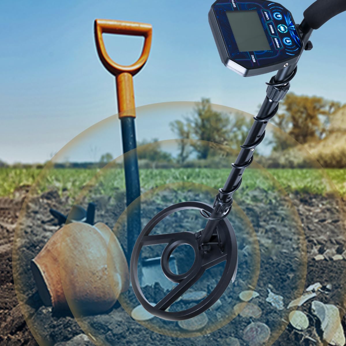 JuniHo battery status display close-up enables reliable field use