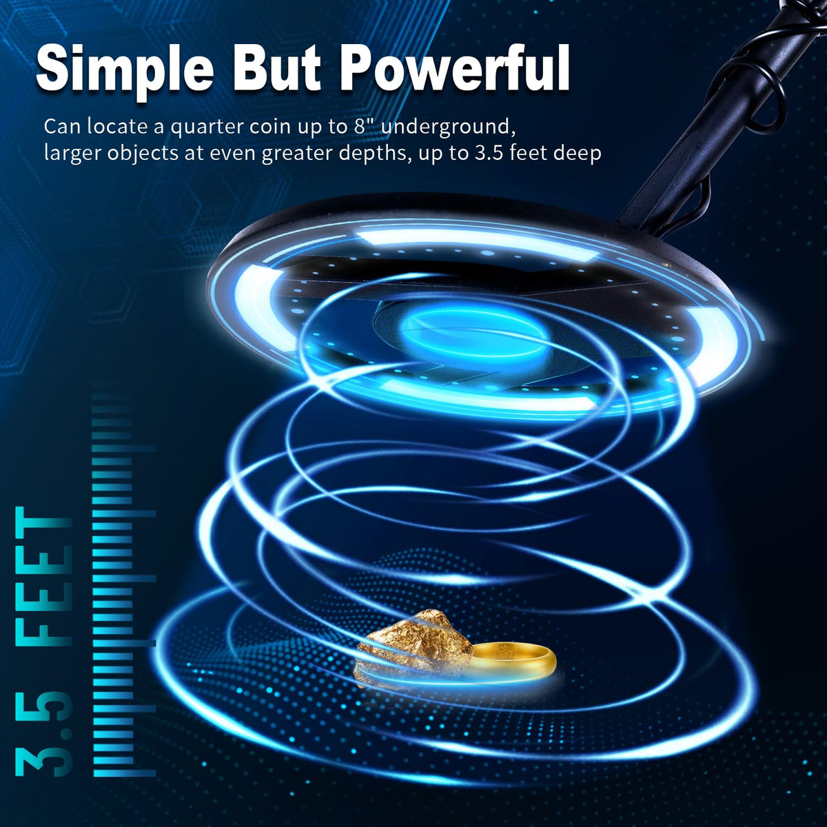 JuniHo waterproof coil 240mm enables water searches