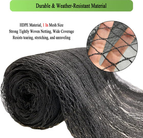 JUNKOGO netting provides predator protection for garden beds