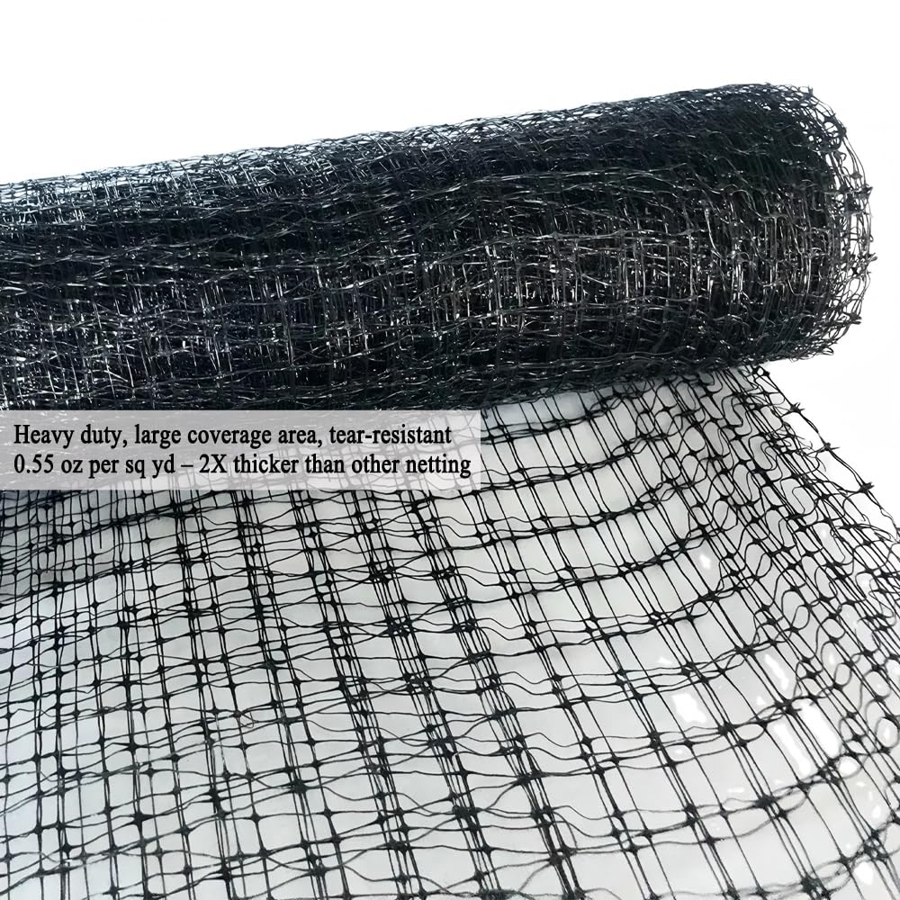 JUNKOGO raised bed netting demonstrating versatile garden protection