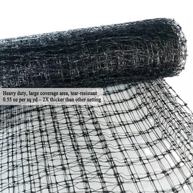 JUNKOGO raised bed netting demonstrating versatile garden protection