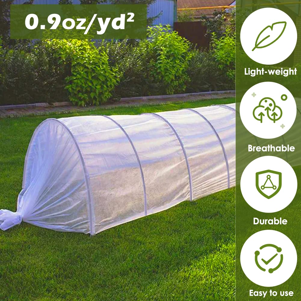 JUNKOGO winter frost cloth for outdoor plants protects vegetables and fruit trees