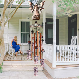 JUNQIU US Angel Wind Chimes gift idea for women and friends