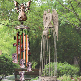 JUNQIU US Angel Wind Chimes suitable for room interior adding peaceful ambience
