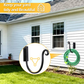 Backyard hose storage solution by JUNSHUO adds organized space.