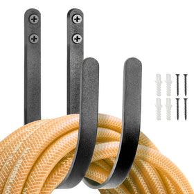 JUNSHUO wall mount hose holder for durable outdoor organization