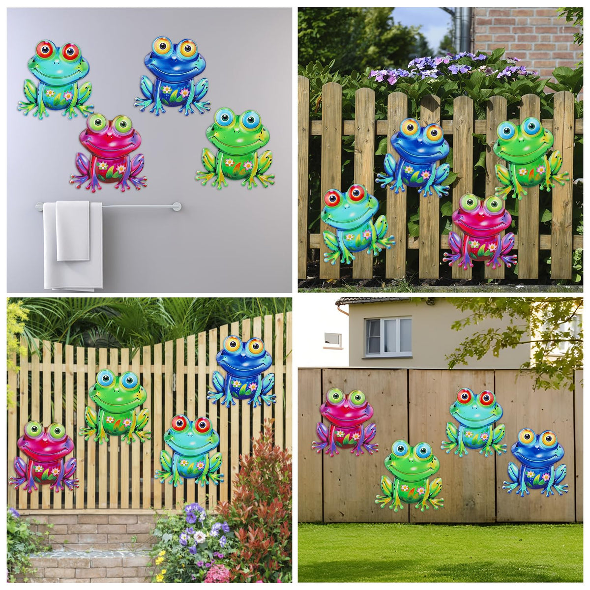 Junware indoor use as frog room decor or bath accent.