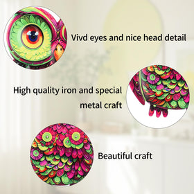 Junware indoor owl wall art brightens bedrooms and living spaces with lifelike silhouettes.