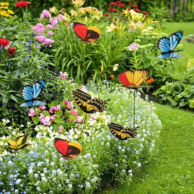 Jupengmg waterproof PVC butterfly decor designed for outdoor use.