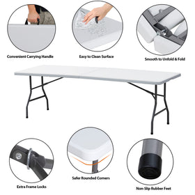 JupiterForce solid steel legs emphasize reliable balance on grass, carpet, and hard floors.