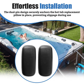 Soft fabric and supportive foam enhance long soaks