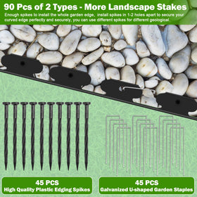 Jupwalz durable weatherproof PE border withstands sun, frost, and rain.