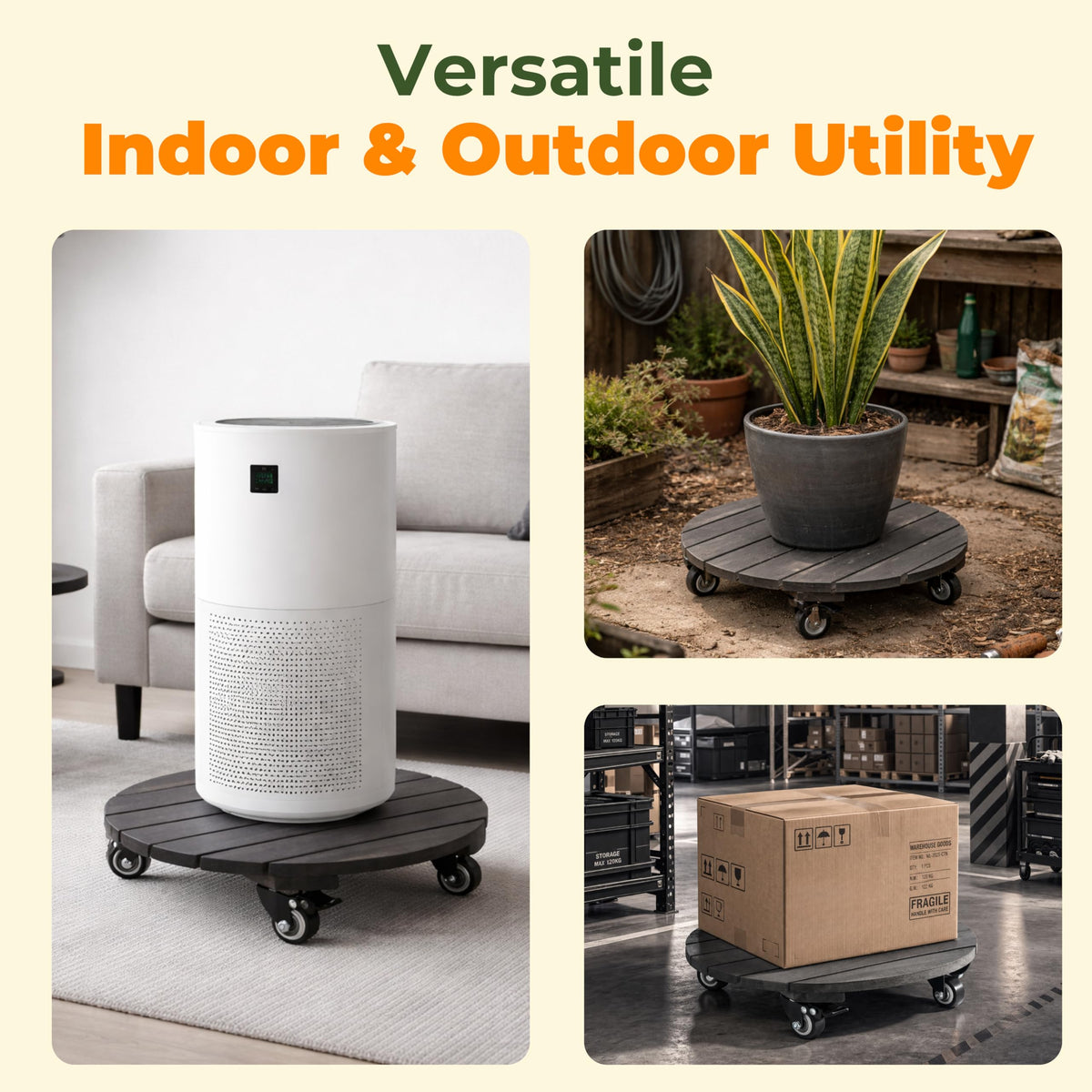 Jurax round rustic two-pack blends indoor and outdoor plant display options.