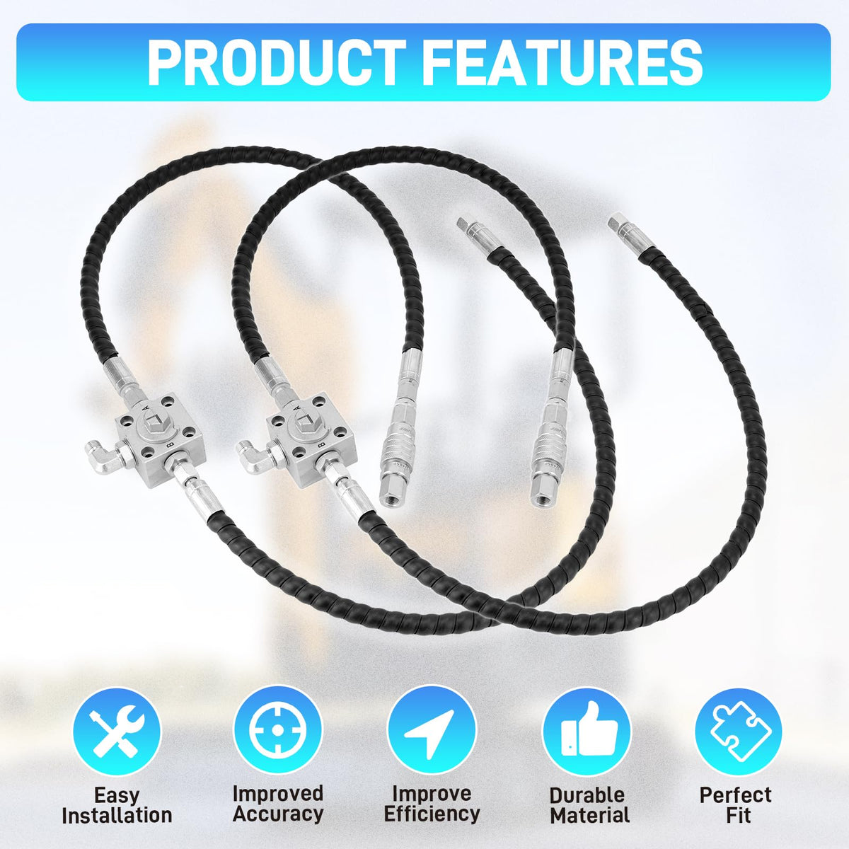 Jurplix 1/4 quick-connect assemblies enable fast tool changes