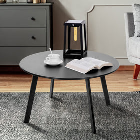 Juserox outdoor round table with weather-resistant finish protects against elements.