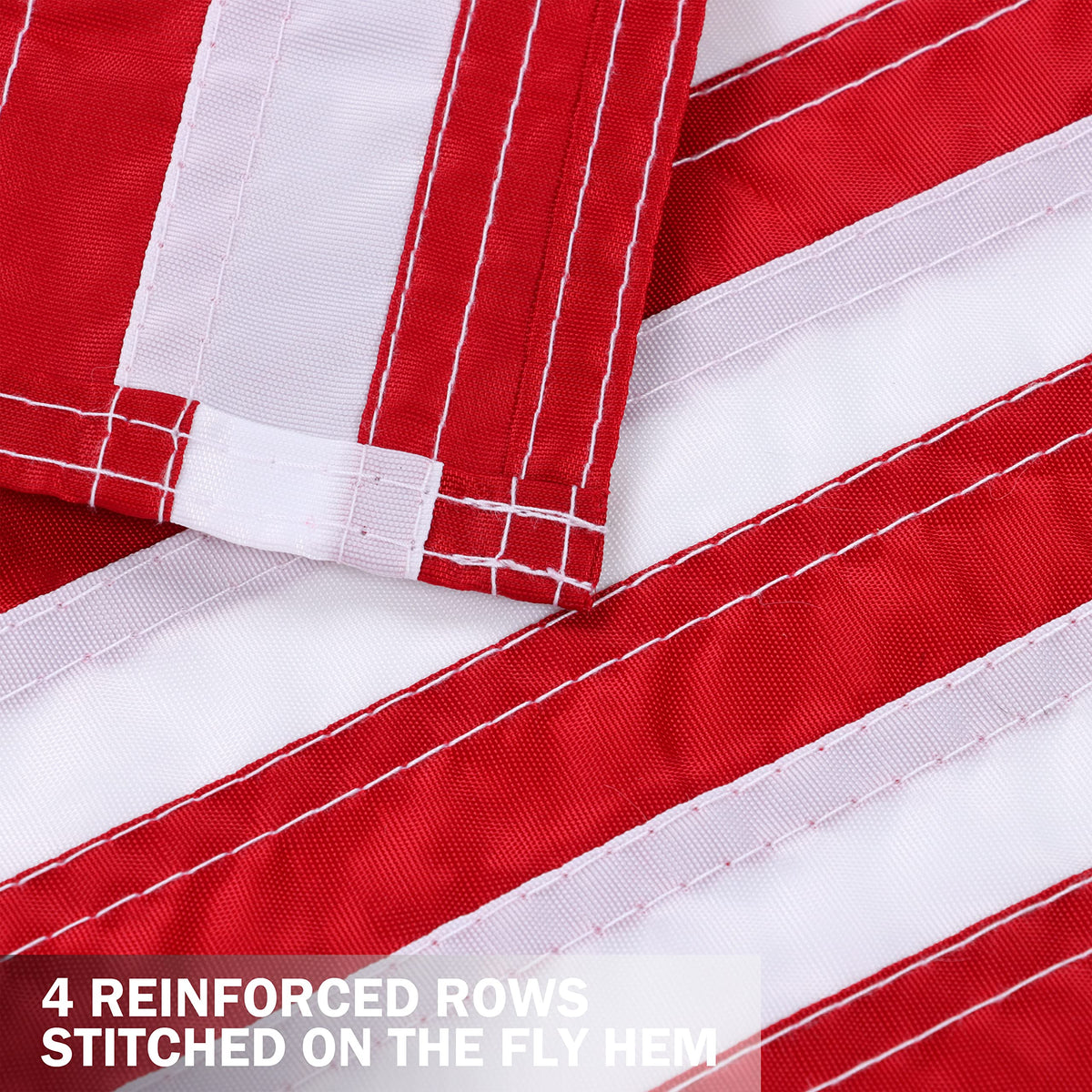 JUSHEN bright color flag resists fading for vibrant outdoor display.