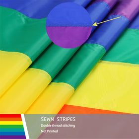 JUSHEN 210D nylon flag emphasizes durability and weather resistance