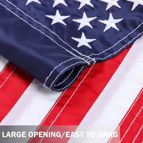 JUSHEN patriotic garden flag ideal for porches and yards.