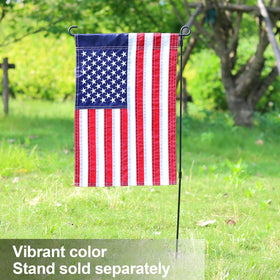 JUSHEN sewn stripes flag showcases durable stripes for garden decor.