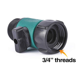 JUSONEY anti-slip TPR valve body offers secure grip when wet.