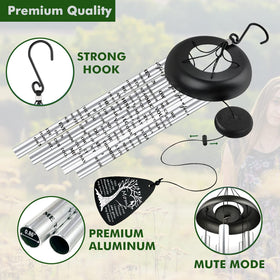 JUST FOR WIND elegant memorial wind chimes—eye-catching decor and tribute
