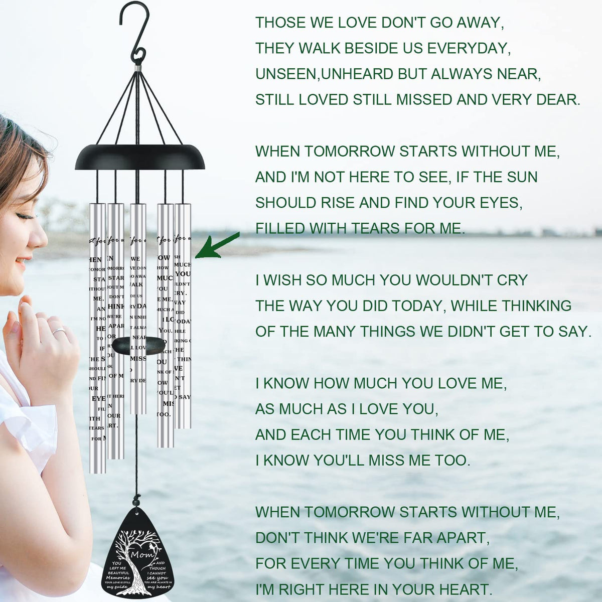 JUST FOR WIND durable wind chimes—built to last for outdoor use