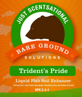 Just Scentsational Trident's Pride soil-conditioning granules demonstrate simple soil enrichment