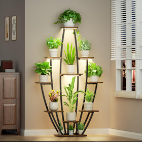 JUSTOGO plant stand close-up highlighting durable tubes and finish