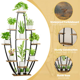 JUSTOGO plant stand full-spectrum grow lights aiding year-round plant care