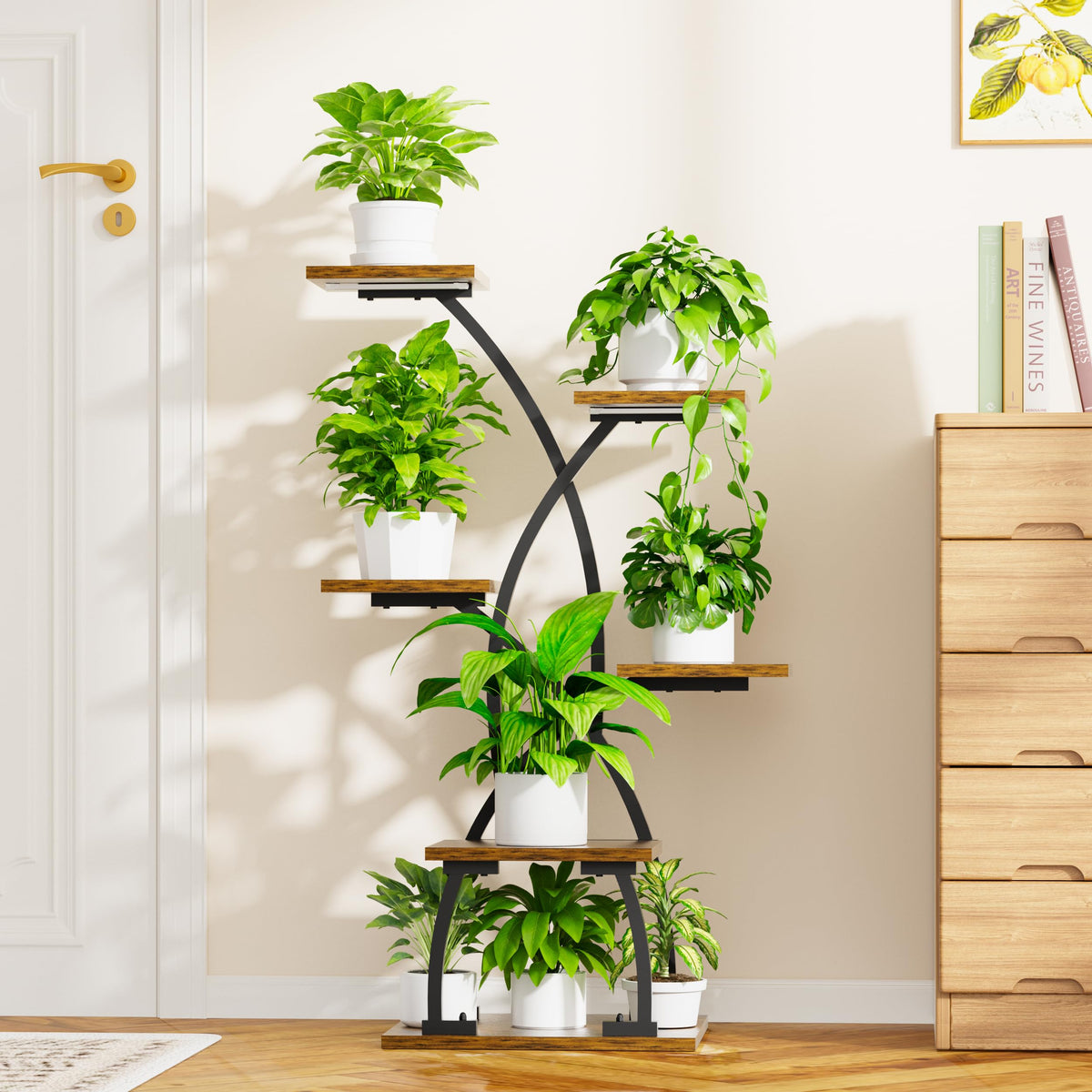 JUSTOGO waterproof particleboard shelves resist moisture and simplify cleaning.