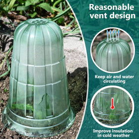 JUSUFU plant covers protect crops from birds and snails.