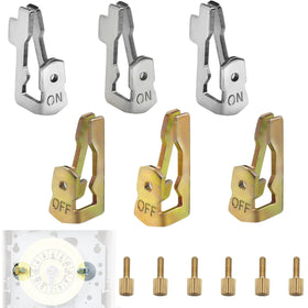 JUVAENY pool timer clips six-pack for precise on-off scheduling